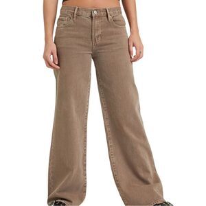 American Eagle Kick Boot Stretch Boot Leg Corduroys! Low Waist Tan Size 0